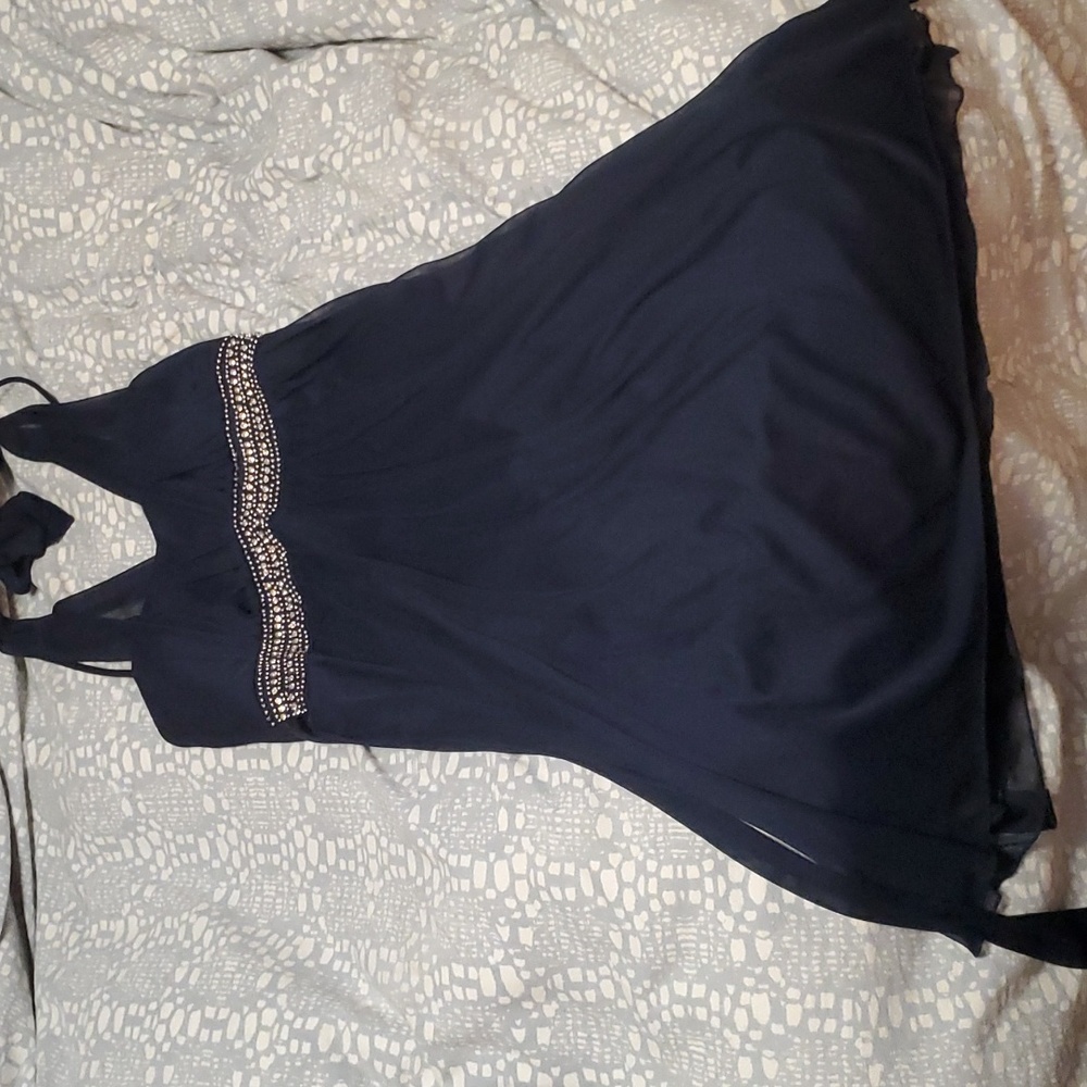 Navy blue party dress